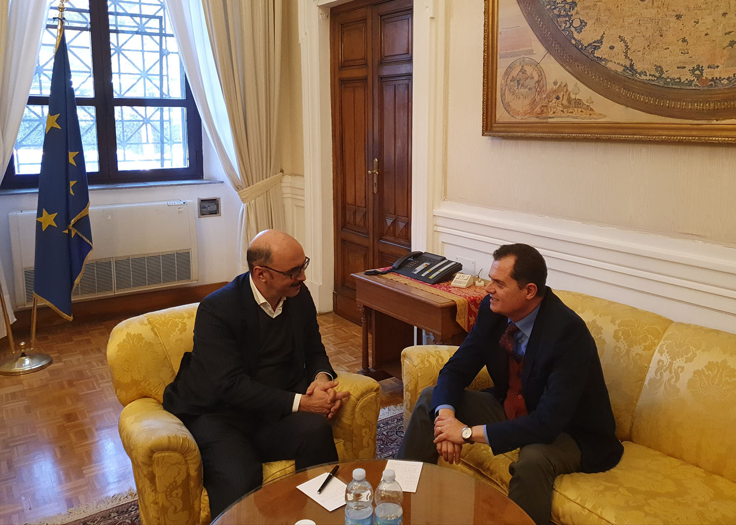 Fabio Porta e o atual Vice Ministro Matteo Mauri