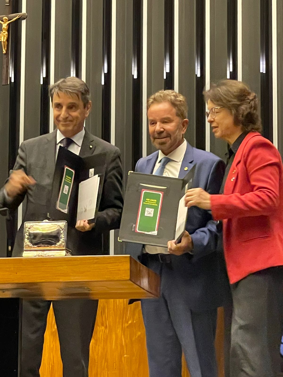 Lançamento do selo comemorativo dos 150 anos de imigração italiana dos Correios
