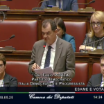 IN PARLAMENTO contrastando con tutte le armi parlamentari possibili un decreto sbagliato e ingiusto